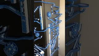 Marble Run On A Fridge