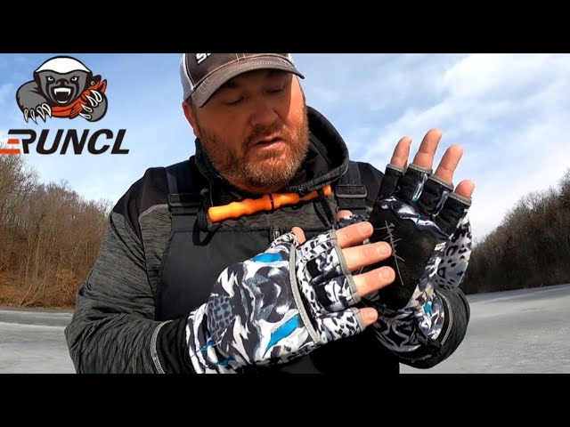 Best Ice Fishing Gloves!! Runcl Jay Claw Conversion Mittens 