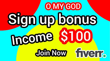 make money online fiverr bangla tutorial $100 Bonus Fiverr