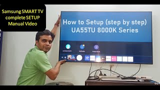 Samsung Smart TV: How to Install (step by step) UHD AU8000 Series #samsung #samsungsmarttv #smarttv