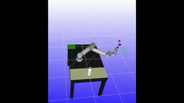 UR5 doing point to point movement.