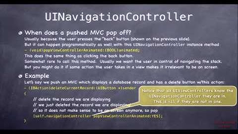 6  Multiple MVCs and Segues October