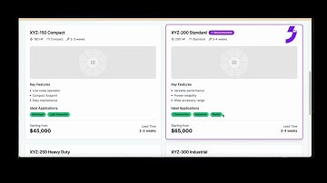 AI-driven Equipment and Product Configurator for Heavy Equipment, HVAC, CNC & Industrial Machinery