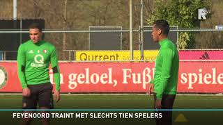 Kleine Groep Op Uitlooptraining Feyenoord
