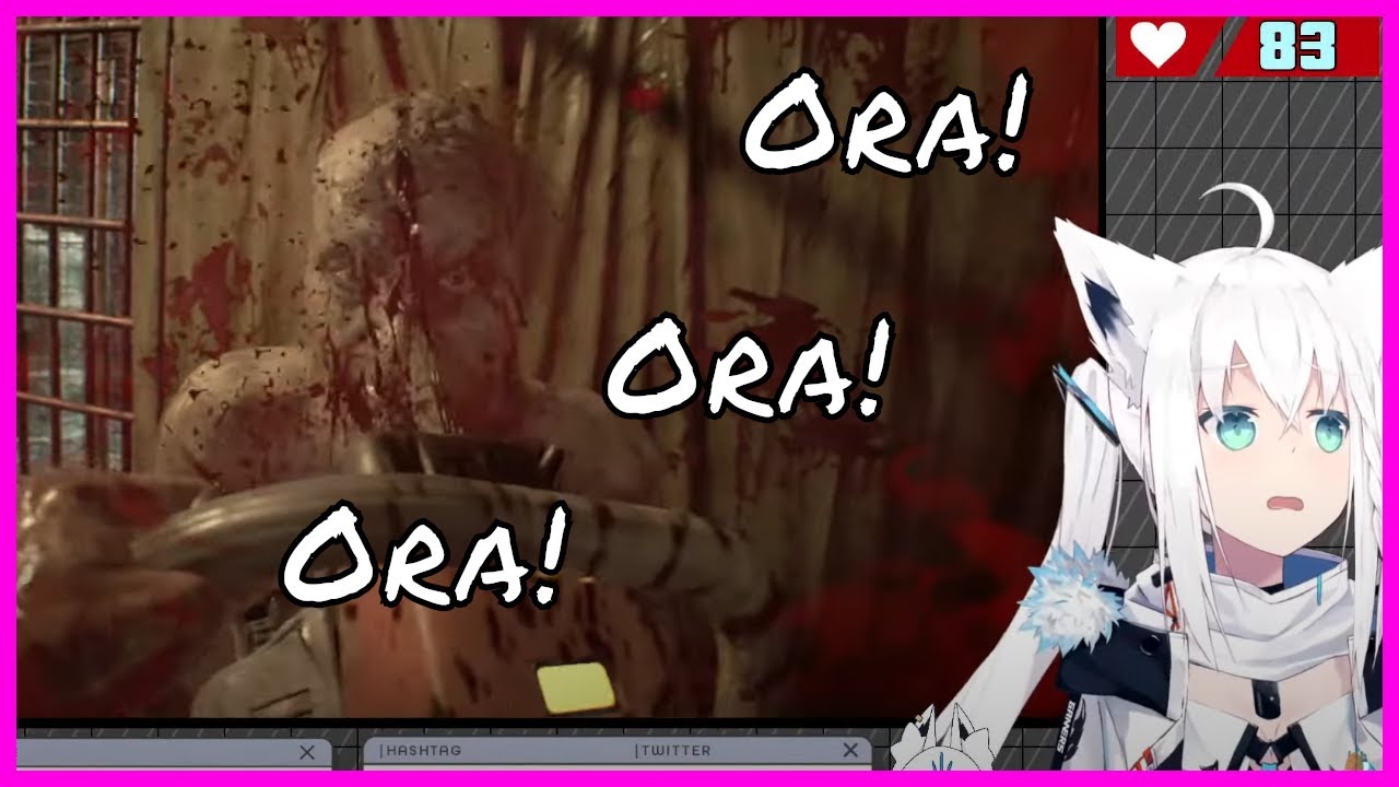 Chainsaw Fubuki Vs Crazy Papa [Hololive, RE7]