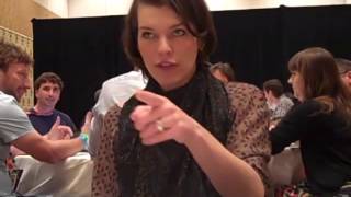 Milla Jovovich interview with fans at Comic Con