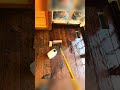 Hand scraped hardwood floors were missing protection so we sanded stained and finished #restoration