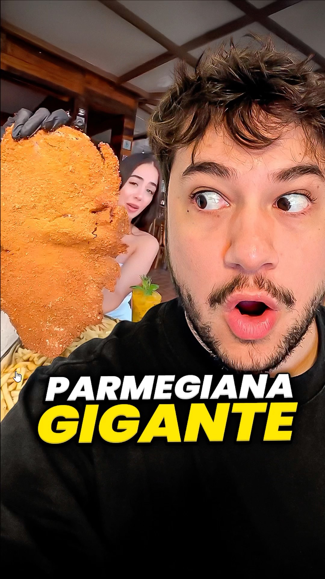 parmegiana GIGANTE! #livedobrino #humor #MundinhoBrino