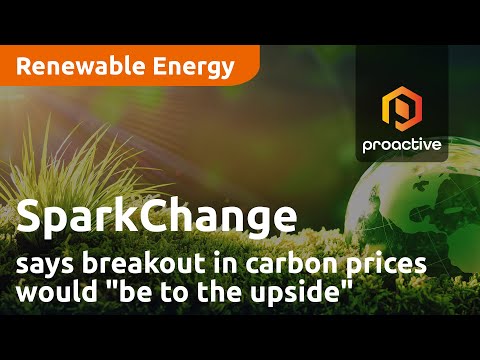 SparkChange Head of Sales says any breakout in carbon prices would likely "be to the upside"