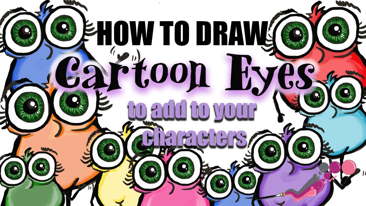 How To Draw Eyes For Kids Cartoon