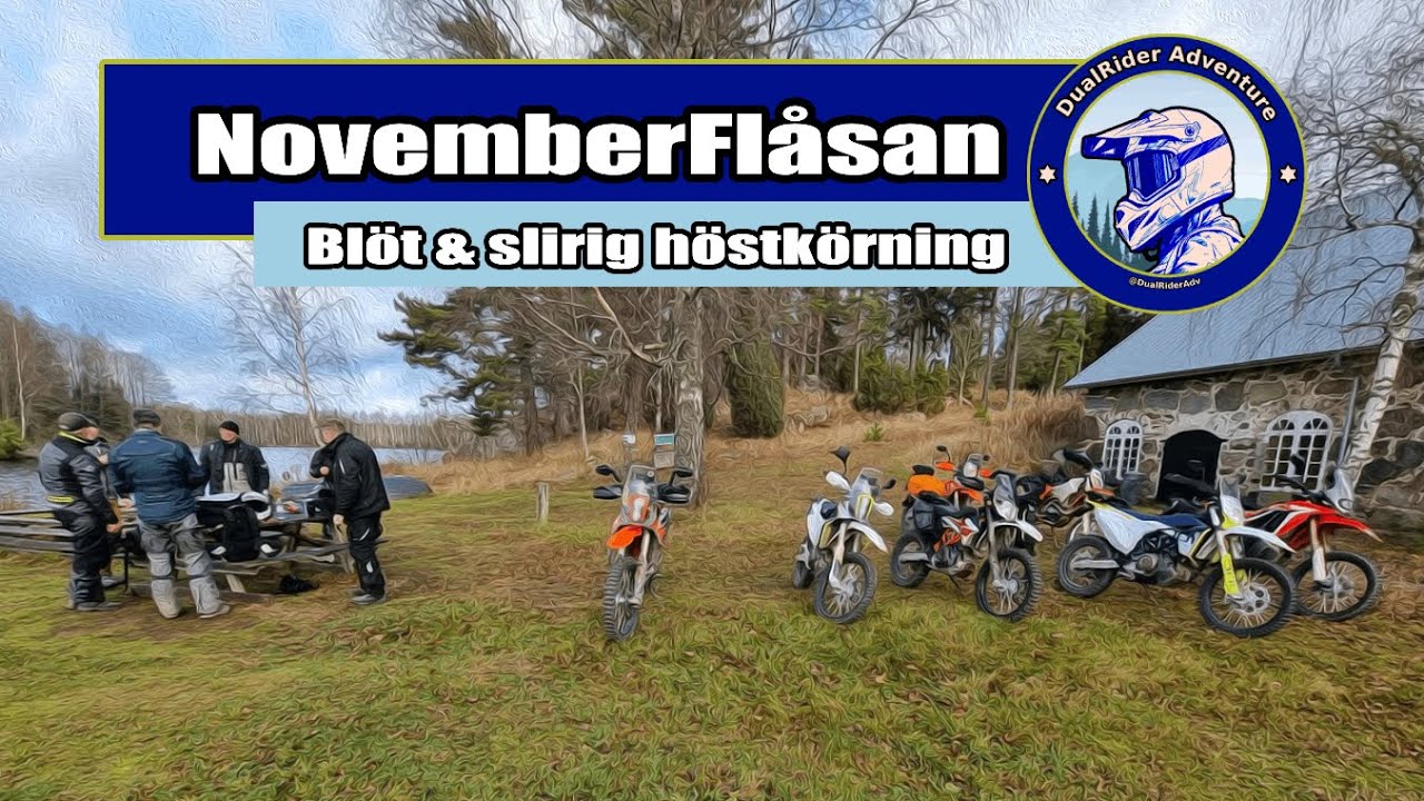 NovemberFlåsan - Husqvarna 701 Enduro, KTM 690 Enduro R, KTM 500 EXC-F, Honda CRF250 Rally
