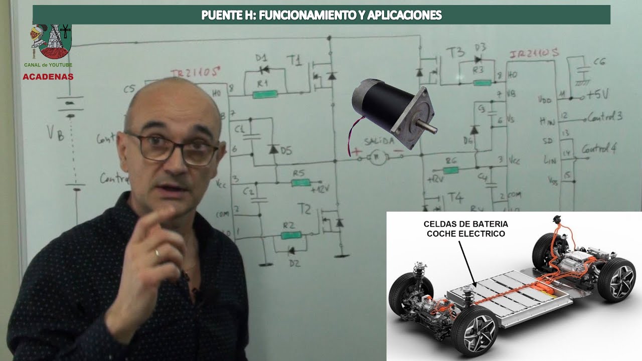 Puente H: Funcionamiento y aplicaciones (Clase 119)