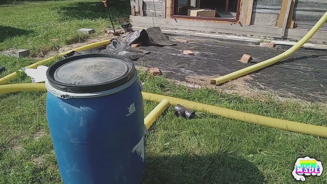 Jak odprowadzić deszczówkę przydomową z rynien za pomocą beczki