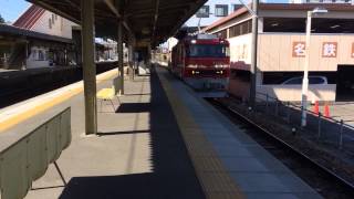 EL120形122試運転美合駅発車