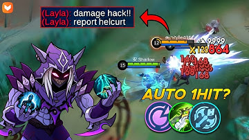 LAYLA ALMOST CRY AFTER I TRIED THIS HELCURT ONE SHOT BUILD!!(totally broken💀)