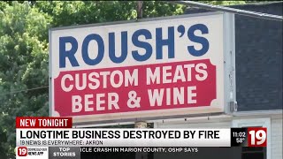 Akron grocery store destroyed by fire, leaving neighborhood without market