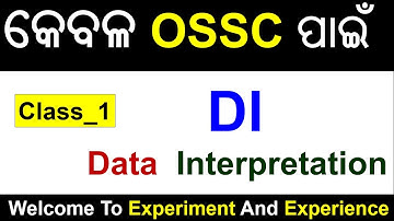 OSSC Data Interpretation | #ossc #ossccgl #osscexam #osscexam  #osscchsl