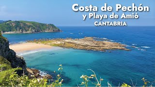 Ruta por la costa de Pechón y Playa de Amió (Cantabria)