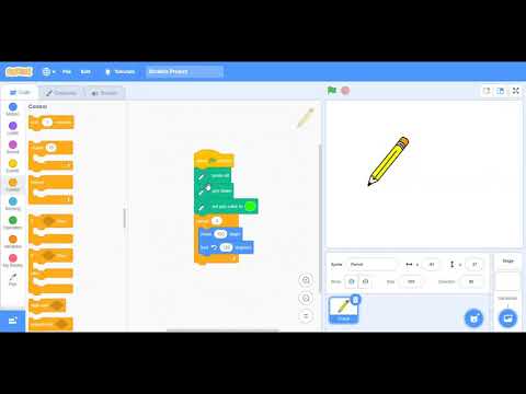 Making a triangle in scratch - YouTube