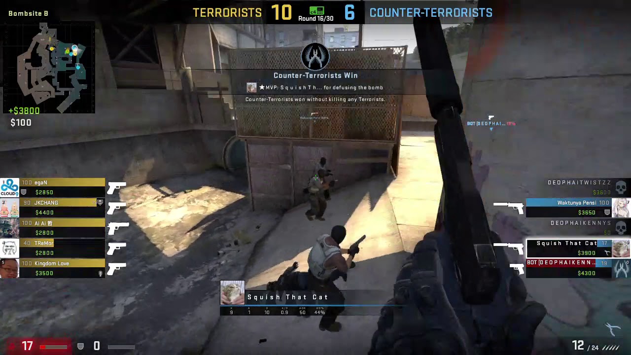 CS:GO - Overpass Ninja Defuse |3| - YouTube