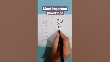 Power rule for exponents | GRE assignment question 😱 😱 #shorts #ytshorts #youtubeshorts #power #math