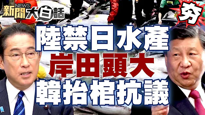 中國大陸禁日本水產岸田文雄頭大！韓國穿喪服、海女抬棺抗議 【新聞大白話精選】 - 天天要聞
