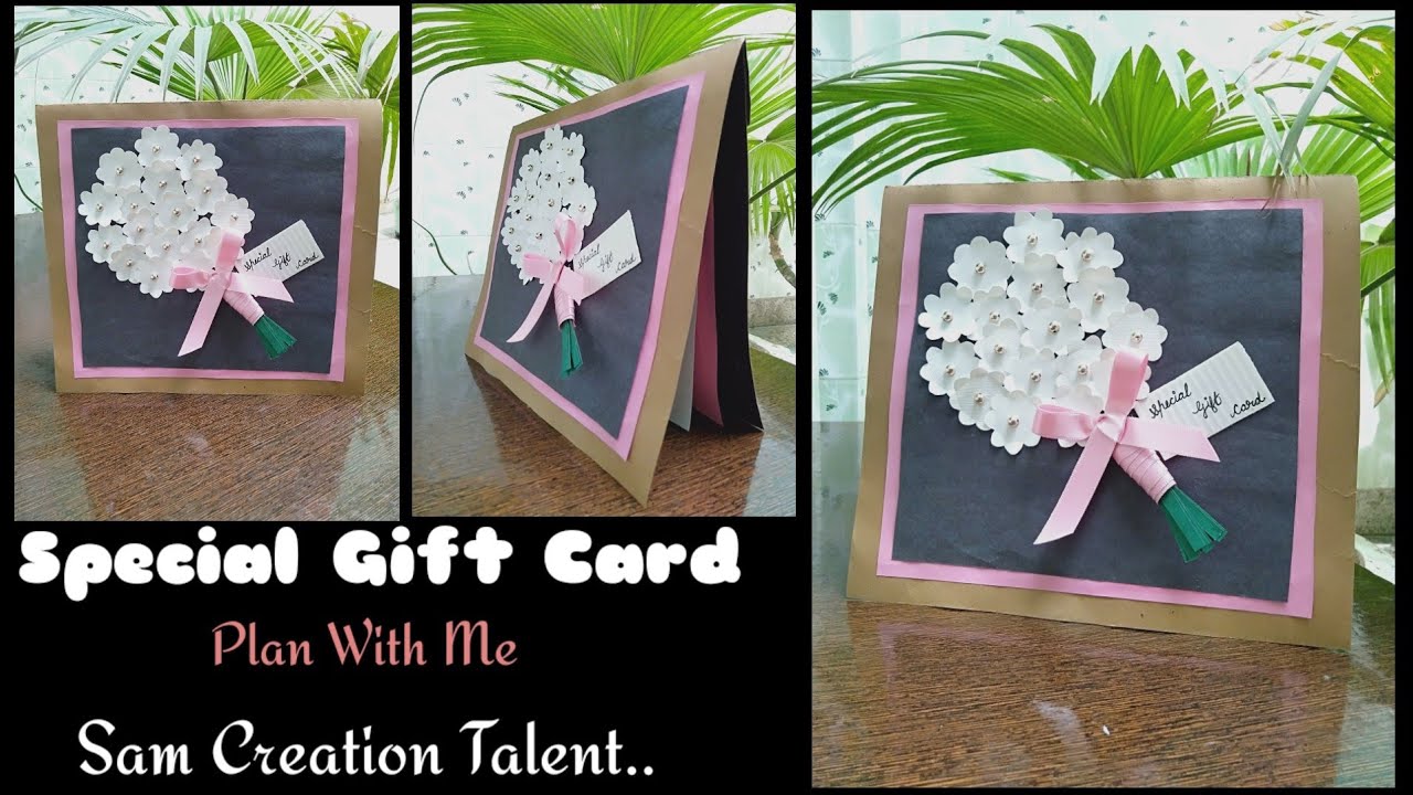 Special Gift Card !! 2021!! Handmade GIFT Idea !! Sam Creation Talent