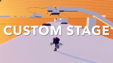 I made a custom sonic stage in unreal engine