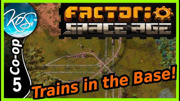 Factorio Space Age DLC MP 5 - Trains in the Base! (Factorio DLC, Factorio Space Age, MP)