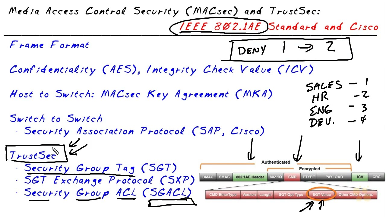 15   What are MACsec and TrustSec