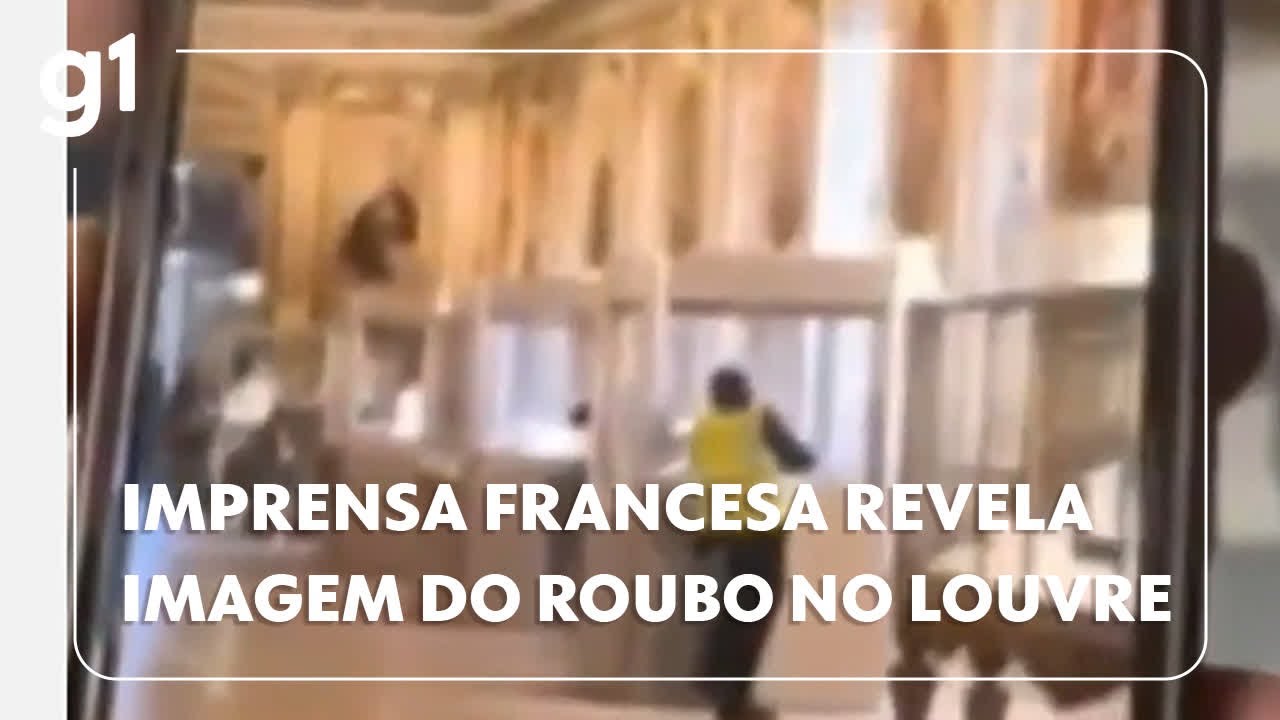 Imprensa francesa revela 1ª imagem do roubo no Louvre; confira