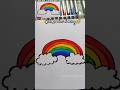 ✨Cute Rainbow 🌈😊🔥#shorts #drawing #kidsart #rainbow #cutedrawing#ytshorts #trending #anaya