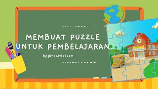 Membuat Puzzle Untuk Pembelajaran Dengan Canva #canva #puzzle #tutorial #tips screenshot 5