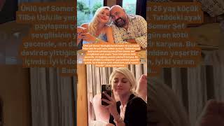 Ünlü şef Somer Sivrioğlu kendisinden 25 yaş küçük Tilbe Uslu@Somer Sivrioğlu