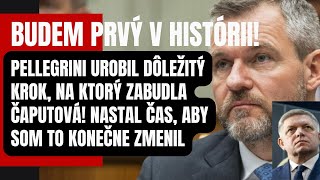 Ficovi som dal v nemocnici sľub, ktorý splním! Pellegrini mení pravidlá! Budem prvý v histórii