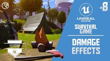 Unreal Engine 5 Tutorial - Survival Game Part 8: Damage Effects