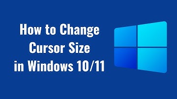 how to change cursor size on windows 10 [2023]