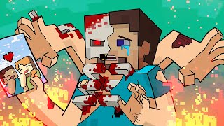 Why STEVE is INFECTED MUTANT ? Nuclear War! - Minecraft Animation