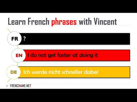 Französische Phrasenübungen  I  French Phrases Exercises I  Part  228