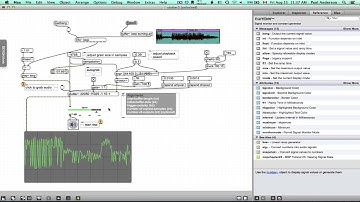 Playing with the Max/MSP stutter~ object