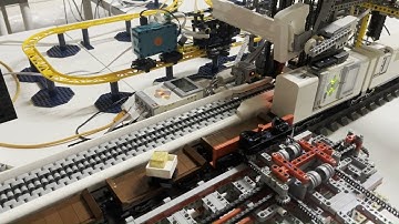 Full automated LEGO train layout, largest in the world (Version 2024, part 4 of 6)