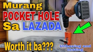 Murang Pocket Hole Jig Kit | Unboxing and Testing | Pocket Hole Jig from LAZADA |chit-man channel screenshot 4