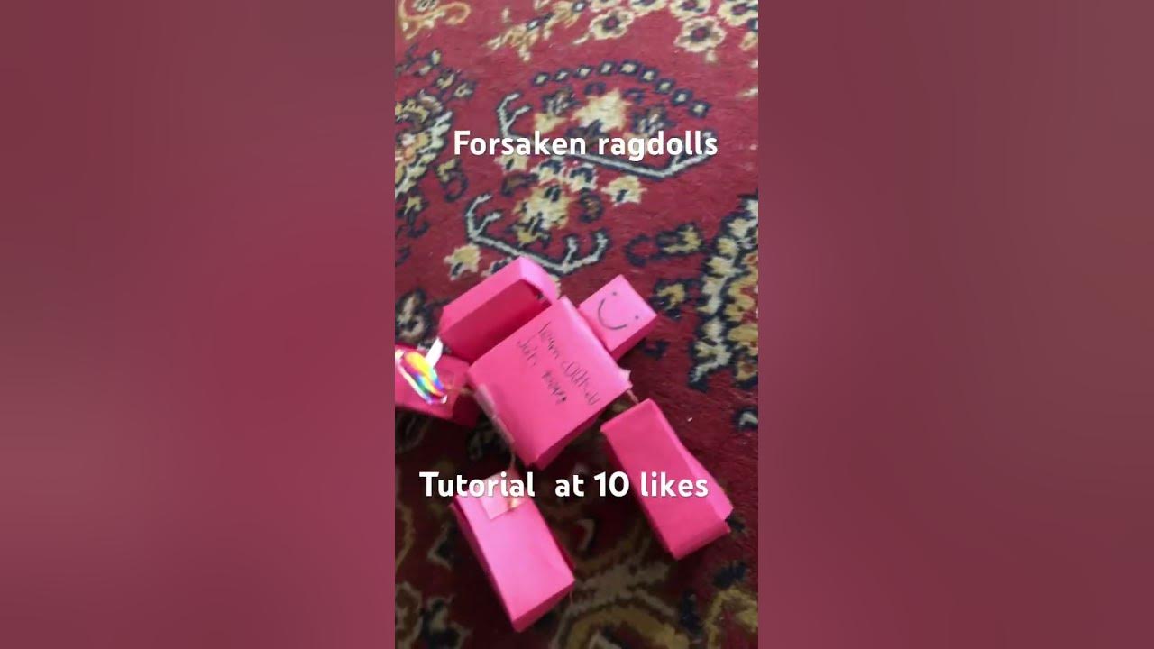 Forsaken ragdools #papercraft #paper #roblox #forsaken #c00lkidd