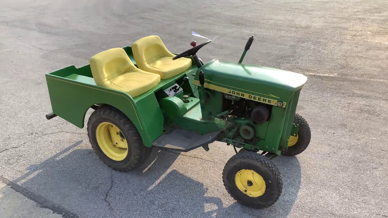 John Deere 110 Lawn Tractor Lot 237716 Online Auction YouTube