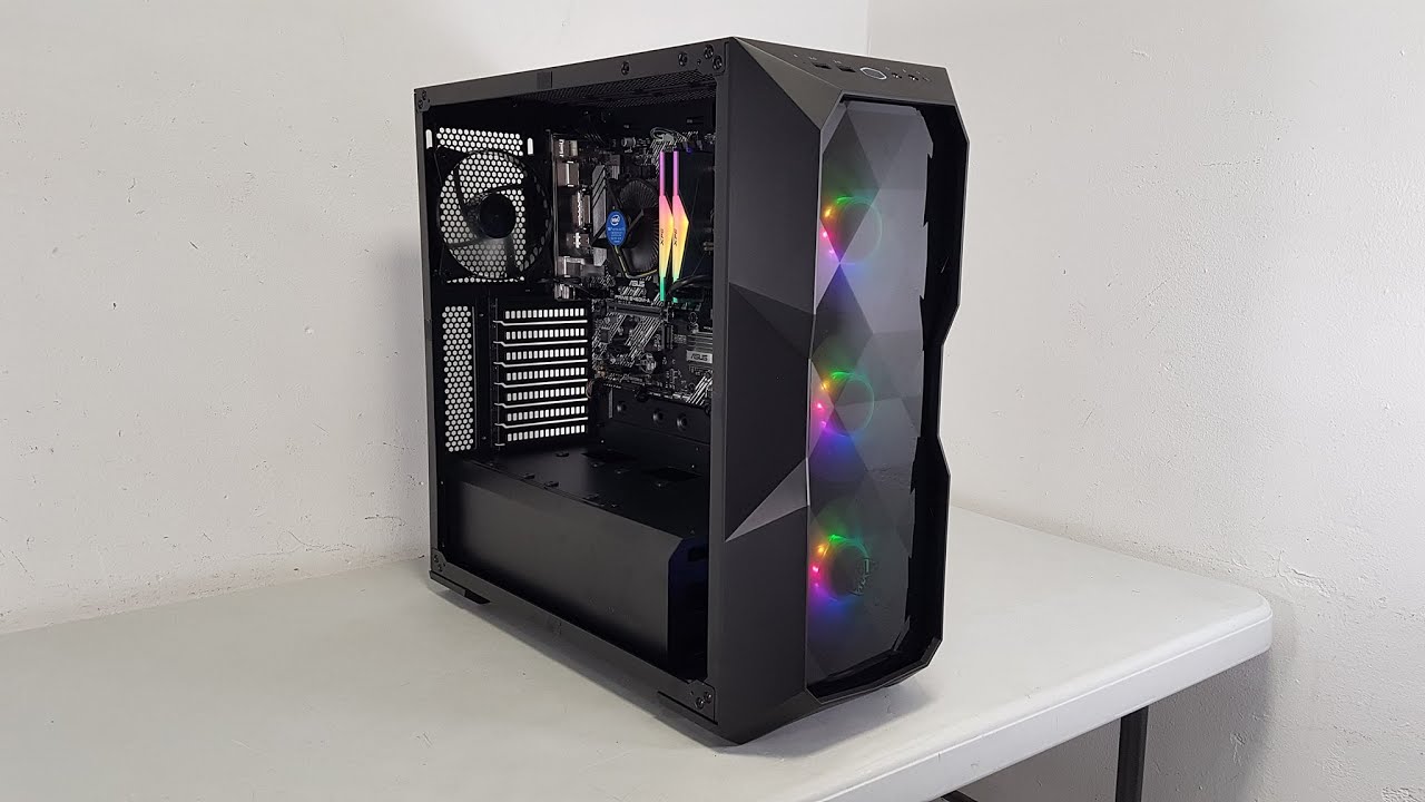 Ensamble Sin grafica con i5 10400, Asus b460m-a, Ram XPG D50 RGB en el MasterBox TD500 ARGB