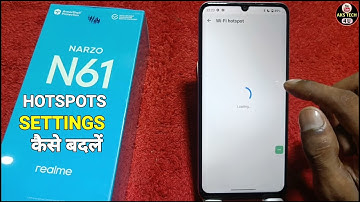 How To Change Hotspot password in Realme Narzo N61 | Narzo N61 में Hotspot Data Limit कैसे लगाएं