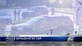 Erlanger Officer Struck By Car While Helping Children Cross Street Erlanger Officer Struck By Car While Helping Children Cross Street