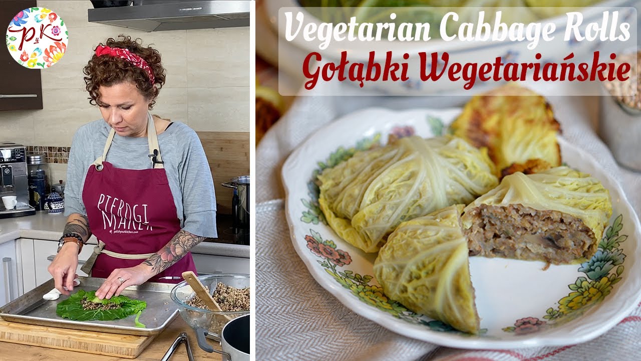 Vegetarian cabbage rolls & tomato sauce | Gołąbki Wegetariańskie | Polish cooking. | Polish Your Kitchen