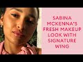 Sabina McKenna&#39;s Beauty ID: fresh and natural, with a signature wing