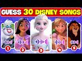 Guess whos singing guess top 30 disney songs  elsa isabela rapunzel scar ursula  nt quiz